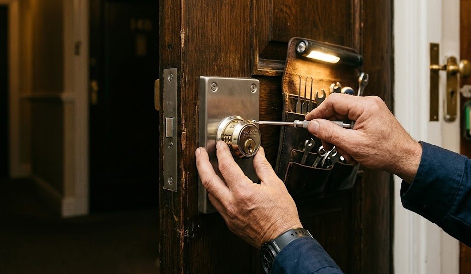 Instalación de escudo protector acorazado en vivienda